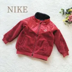 【ナイキ】 ジュニア　ジャンパー　リバーシブル　赤 　防寒着　サイズ110