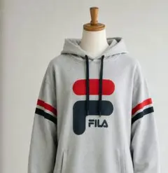 FILA グレー パーカー フーディー