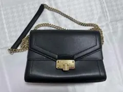 【美品】マイケルコース　ショルダーバッグ　チェーン　PVCレザー　金具