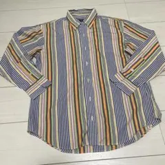 ラルフローレン　シャツ　ストライプ　ロゴ　キッズ　レディース　150 S