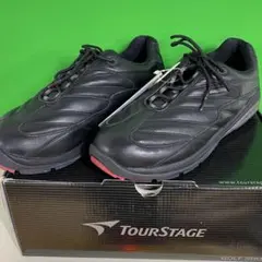 【新品未使用品】ブリジストン ツアーステージ ゴルフシューズ靴26cm ブラック