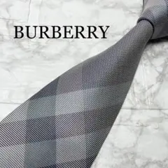 BURBERRY バーバリー ネクタイ ノバチェック シルク ピンク - メルカリ