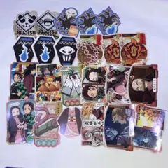 鬼滅の刃 呪術廻戦 ツイステ ダイカットステッカー まとめ売り