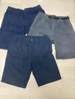 ハーフパンツセット グレー ネイビー Mサイズ