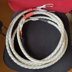 4N純銀 0.8mmフッ素絶縁単線 1.8mペア スピーカーケーブル使用 - メルカリ
