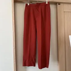 LOWRYS FARM赤 ワイドパンツ