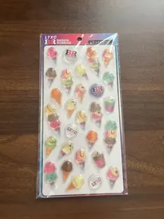 【正規品、店舗購入】サーティーワン　コラボ　LTXC ぷっくりシール