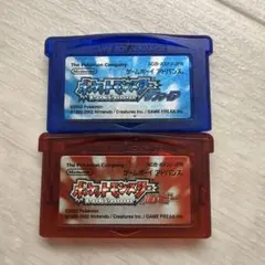 ポケモン　ポケットモンスター　ルビー・サファイア　GBA ソフト