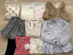 【さらにお値下げしました】子供服100、110センチ9点セット