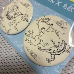 新品未開封 ICOCA 鳥獣戯画 イコちゃん 缶バッジ カモノハシ イコカ 鉄道のサムネイル