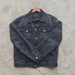 週末限定　PRADA デニムジャケット XS ブラック Gジャン プラダ Prada デニムジャケット | ブラック | FARFETCH JP