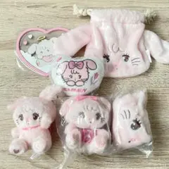 mikko キャミー ガチャガチャ ぬいぐるみ フェイスポーチ フェイス巾着