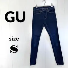 GU ジーユー スキニージーンズ デニムパンツ 美脚 ビンテージ 古着 S