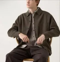 UNIQLO ユニクロ ミラノリブシャツカーディガン Lサイズ