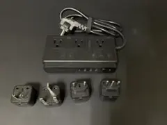 TESSAN 変圧器 海外旅行用 220vから100v 4USBポート