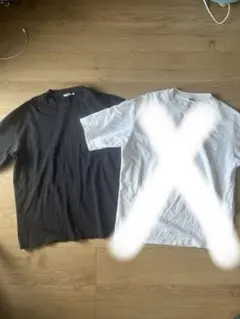 黒のみ　UNIQLO U エアリズムコットンオーバーサイズTシャツ