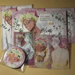 ブルーロック　士道龍聖　Flowercrown　カード 缶バッジ ブロマイド