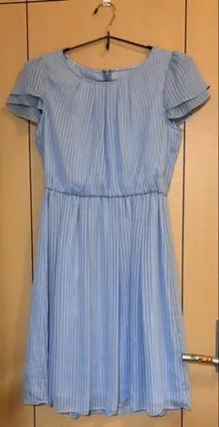 水色　ワンピース　Mサイズ　CLEARIMPRESSION