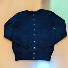 MACPHEE 紺色 コットン100%カーディガンのサムネイル