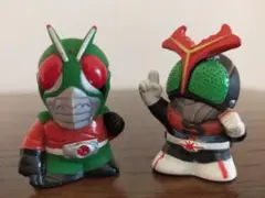 仮面ライダー ストロンガー / スカイライダー ミニフィギュア (指人形)