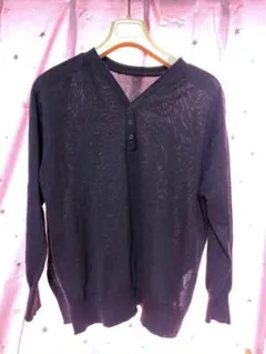 美品human womanモーブなグレーの大人こなれ感抜け感今頃丁度良い