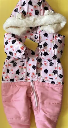 【新品】アウター　猫　スノーウェア　ジャンプスーツ