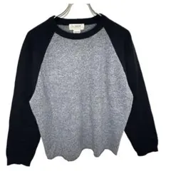 【100%ラムズウール】J.CREW ジェイクルー ニット　希少　L ラグランのサムネイル