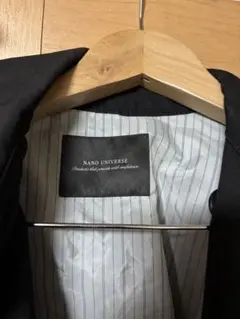 NANO UNIVERSE ブラック トレンチコート