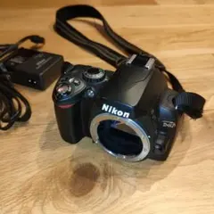 Nikon D3000 デジタル一眼レフカメラ 本体ストラップ 充電バッテリー