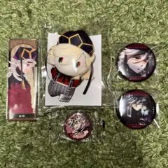 鬼滅の刃 童磨 劇場 ゆらふわみにみにぬいぐるみ 缶バッジ 絵札 5点セット