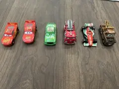 【6台セット】カーズ ミニカー まとめ売り マックィーン2台あり ディズニー