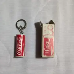 昭和レトロ　Coca-Cola ミニ缶 キーホルダー