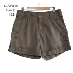 【LOWRYS FARM／ローリーズファーム】ショートパンツ　カーキ　綿100％