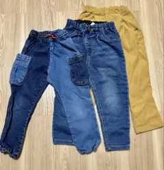 breeze キッズ ロングパンツ 3点セット 120cm 裏起毛　まとめ売り