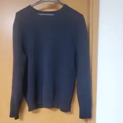 ニットセーター ネイビー 長袖 ユニクロ ルメール UNIQLO 紺色
