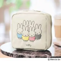 steady6月号付録　miffyスクエアポーチ