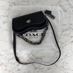 極美品 COACH コーチ 現行 完売品 ハートクロスボディ14 ショルダー 