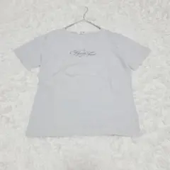 自由区 AREA FREE 38 ボーダー Tシャツ 半袖 カットソー ロゴ 白のサムネイル