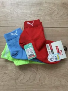プーマキッズ　靴下23〜25㎝３足