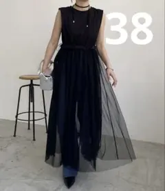 CAPRICIEUX LE'MAGEドッキングチュールワンピース