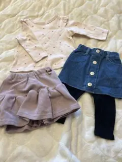 プティマイン プチプラＴシャツ スカッツ セット