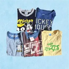 a6. 男の子 夏物 Tシャツ まとめ売り ミッキー Gap 110-120
