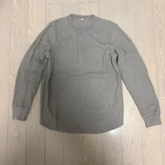 UNIQLO ヘンリーネック ワッフルサーマルS