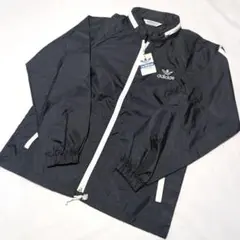 古着　【adidas アディダス】ナイロンジャケット　黒　ジュニア　145