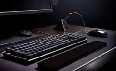 キーボード用 リストレスト 疲労軽減 手首クッション 赤と黒