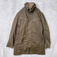 7285 ミッシェルクランオム ミリタリージャケット XL カーキ ボアライナー
