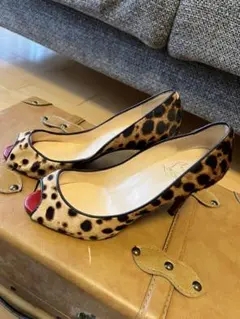★ルブタン　パンプス★　極美品　レオパード柄 Christian Louboutin - クリスチャンルブタン レオパード ヒョウ