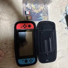 Nintendo Switch 赤/青 本体 ケース付き