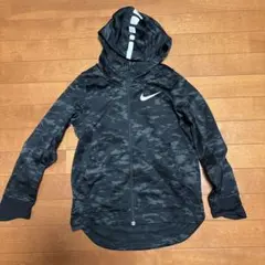 Nike Dri-FIT ブラックカモフラージュパーカー M