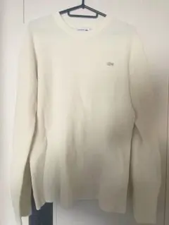 LACOSTE ホワイト ニット セーター FR 3 / US S